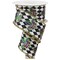 2.5" Fleur De Lis Harlequin Tinsel Ribbon: Mardi Gras (10 Yards)